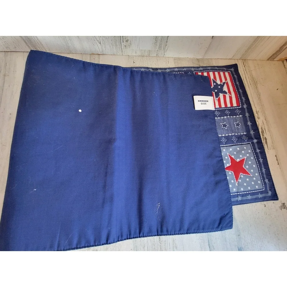 America beautiful flag table runner July 4th fireworks USA unique cloth‎ home